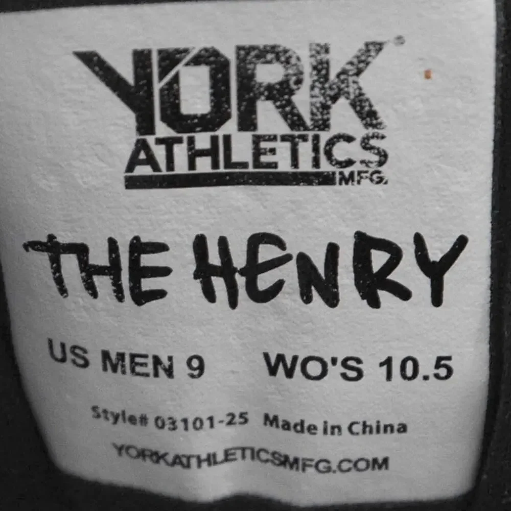 York Athletics Gray The Henry Runner Sneaker Size 9